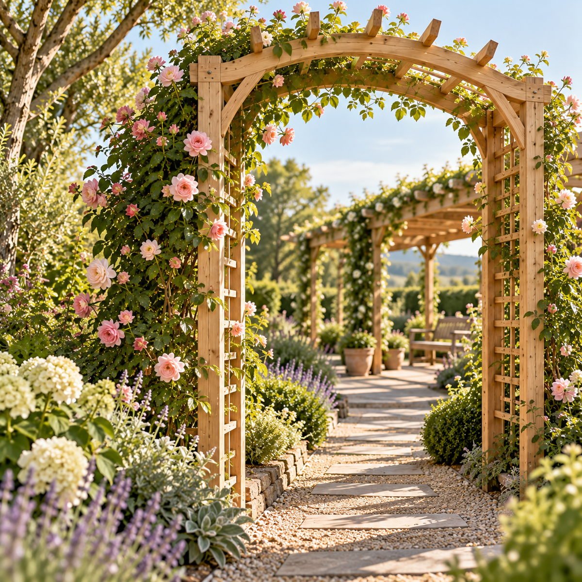 Garden Arch Arbor & Pergola Walk - view 1