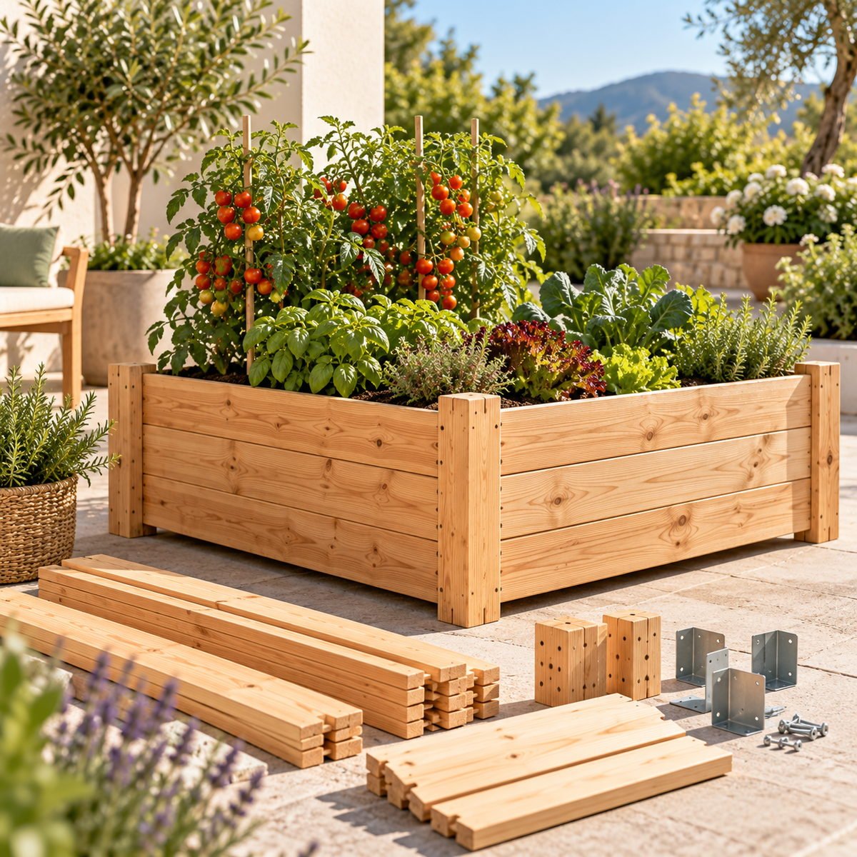 Flat-Pack Raised Garden Beds - view 1