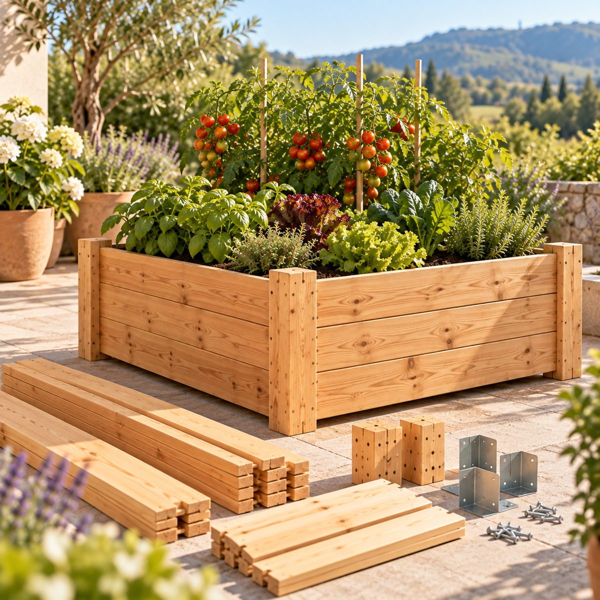 Flat-Pack Raised Garden Beds - view 2