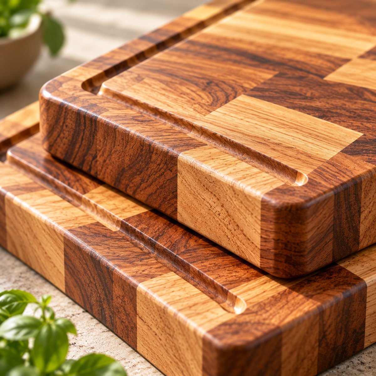 Acacia Edge-Grain Cutting Board - view 4