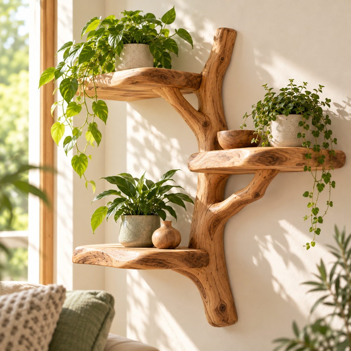 Branch-Form Wall Shelf - view 1