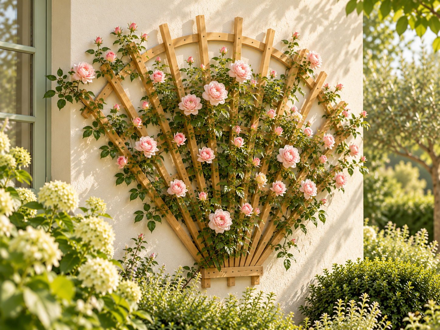 Fan Trellis for Climbing Roses - view 3