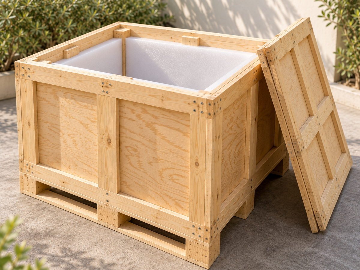 ISPM-15 Heat Treated Export Crate - view 3