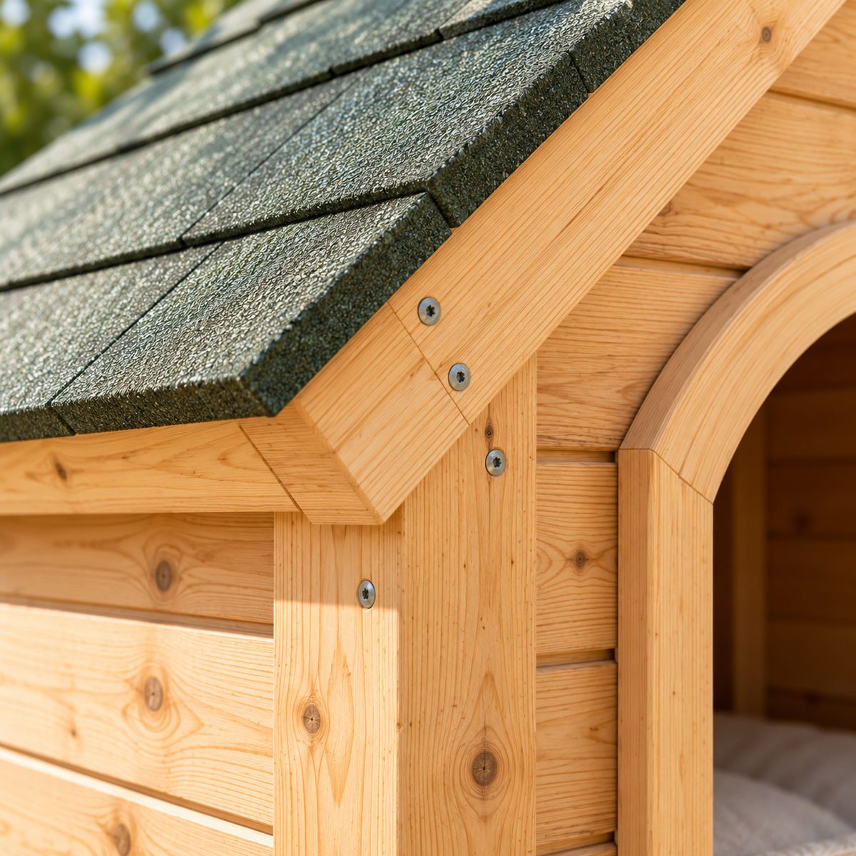 Insulated Wooden Dog House - view 3