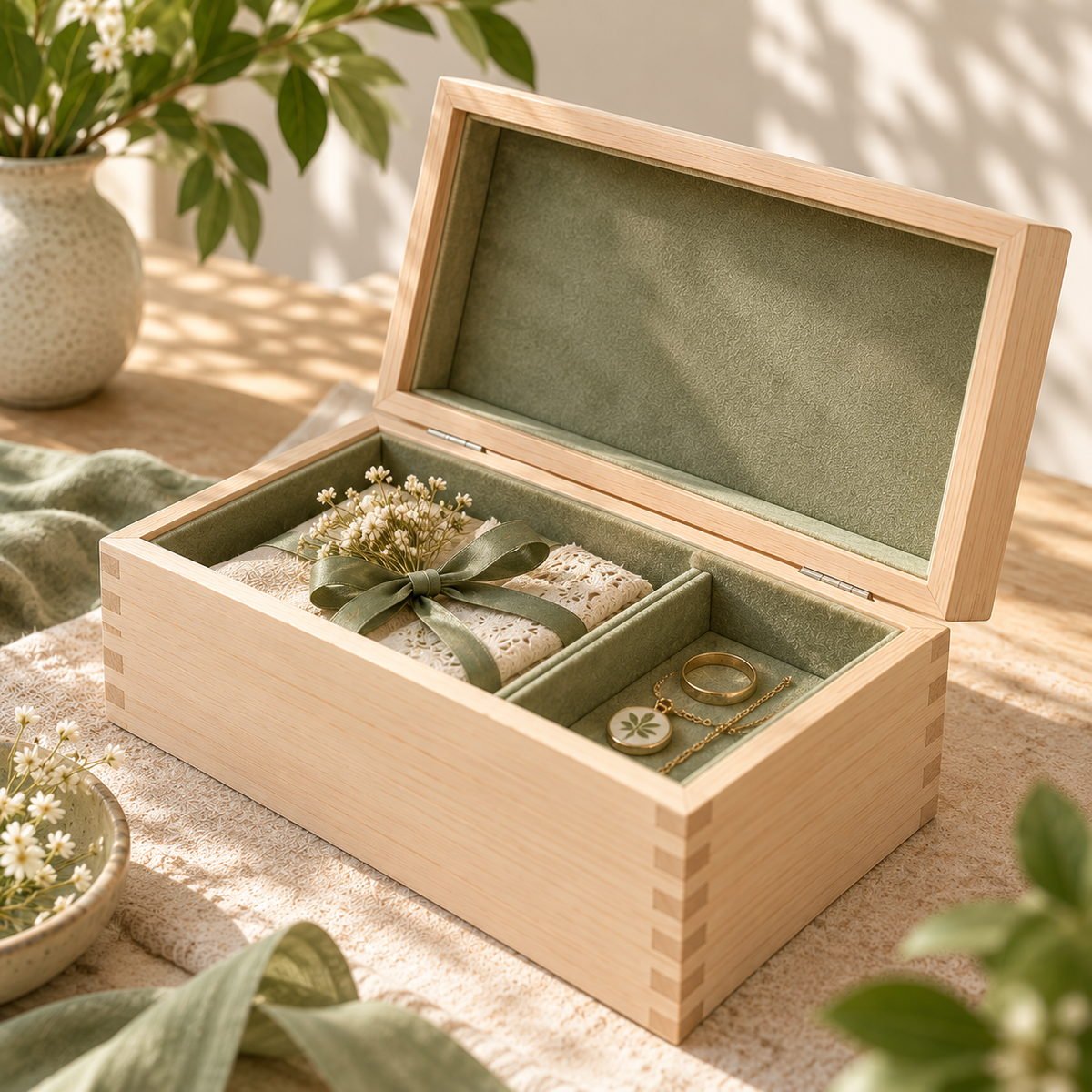 Paulownia Keepsake Gift Box - view 3