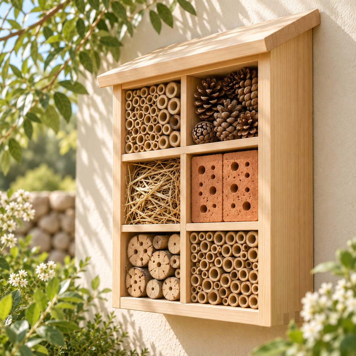 Six-Chamber Insect Hotel - view 2