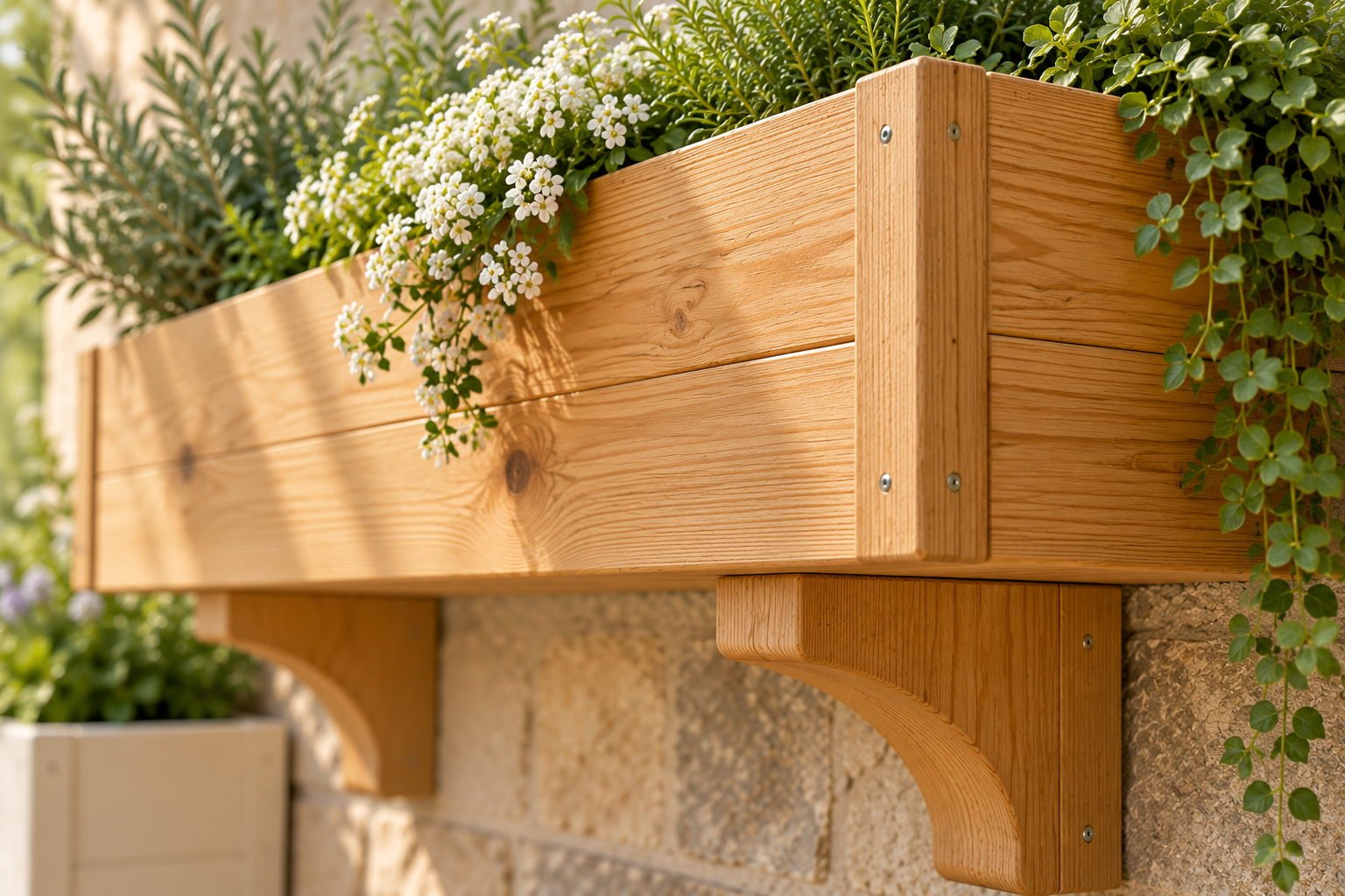 Larch Trough Planters & Window Boxes - view 2