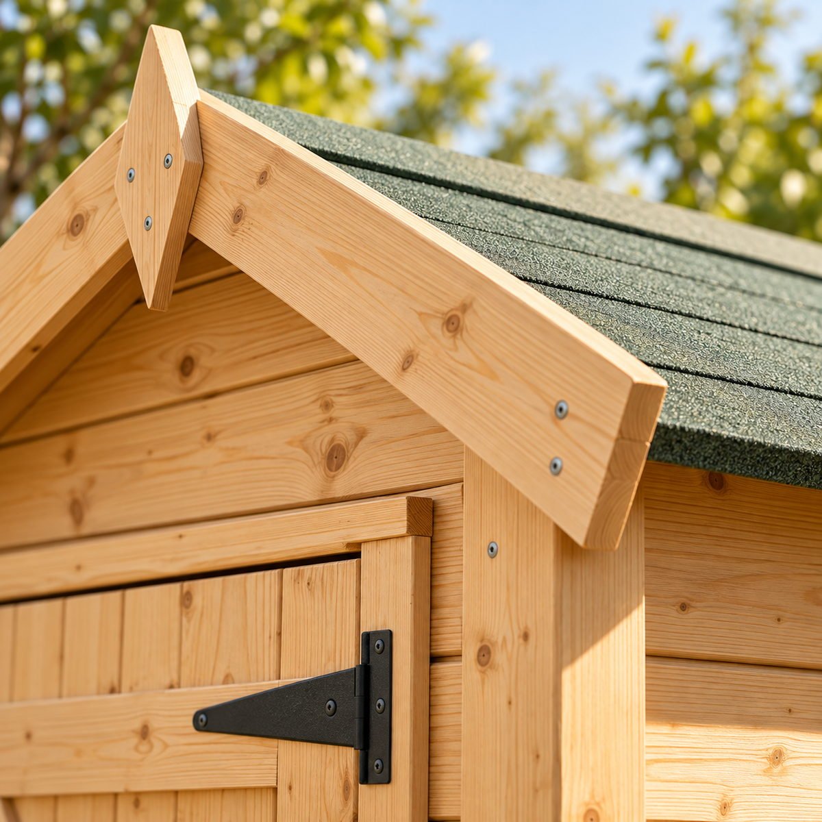Apex Wooden Garden Storage Shed - view 4
