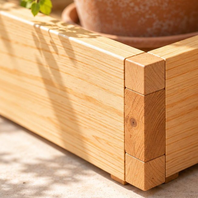 Wooden Planter Tray & Pot Saucer Rack - view 1